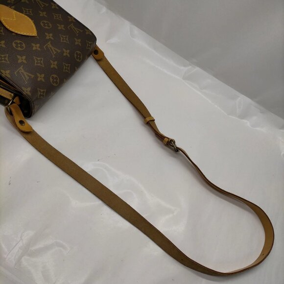 Authentic Louis Vuitton Cartouchiere MM Brown Monogram Shoulder Bag mn630-112725 - Picture 5 of 16